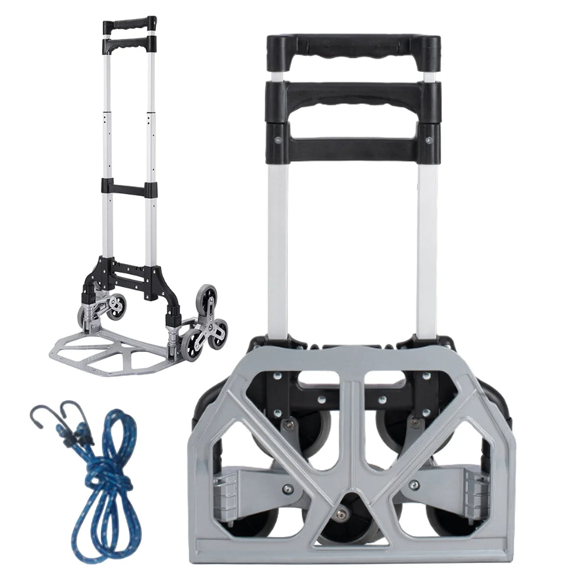 Workplace, | Trolley Folding For TOPATY Warehouse Moving Moving, Distribution Shopping, Heavy Portable Dolly With | Duty Collapsible Wheels Travel, Stairs Luggage, Truck For
