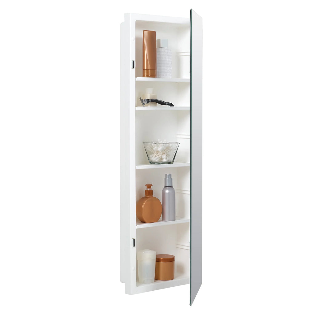 Rectangle, American 12 36 Cabinet, Frameless Medicine Recess-Mount Reversible Pride in., Mirror x