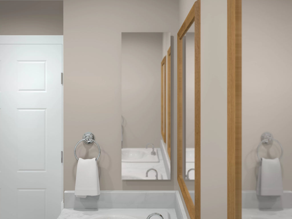 Rectangle, American 12 36 Cabinet, Frameless Medicine Recess-Mount Reversible Pride in., Mirror x