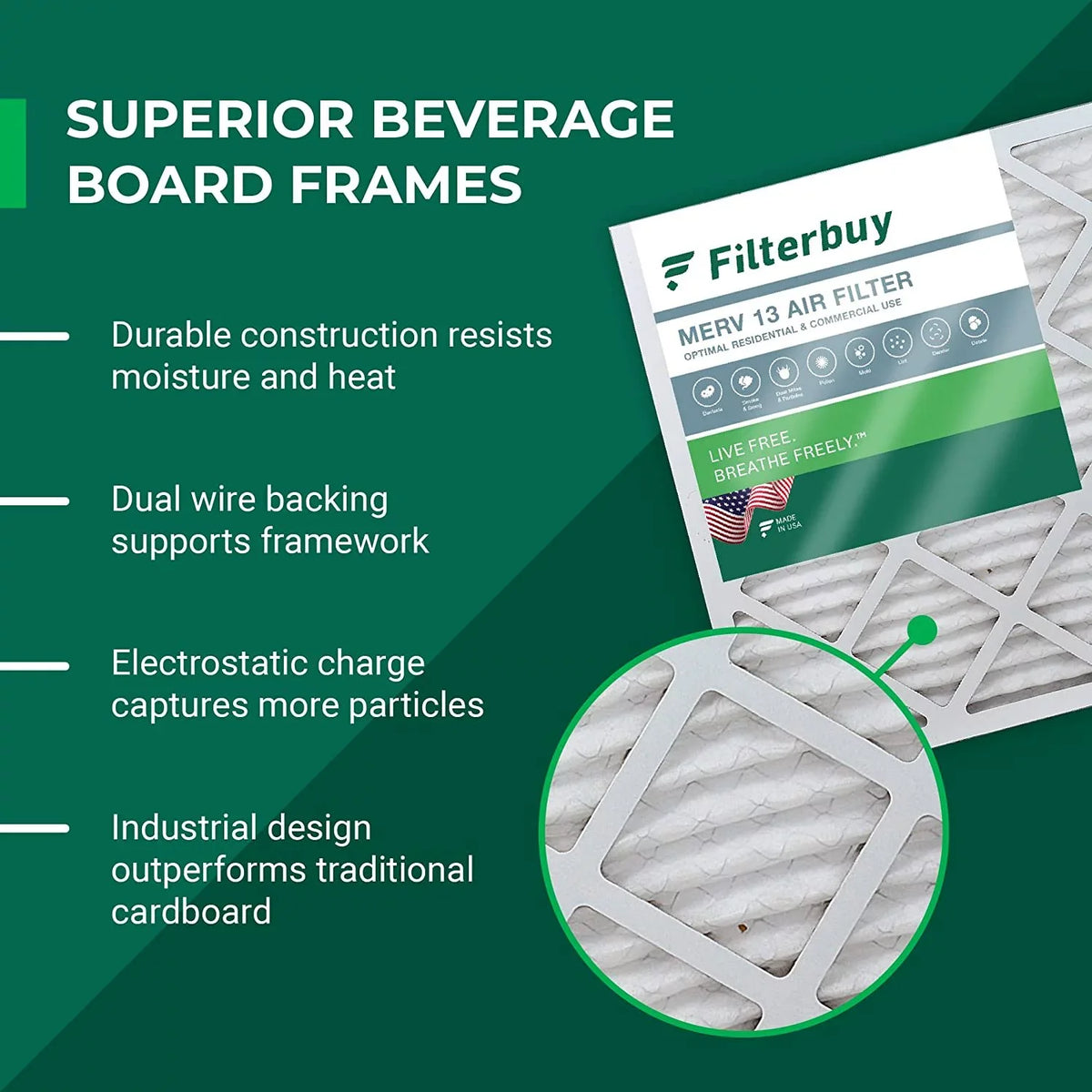 Filters Furnace 13 HVAC 14x20x1 Pleated (3-Pack) Air Filterbuy MERV AC