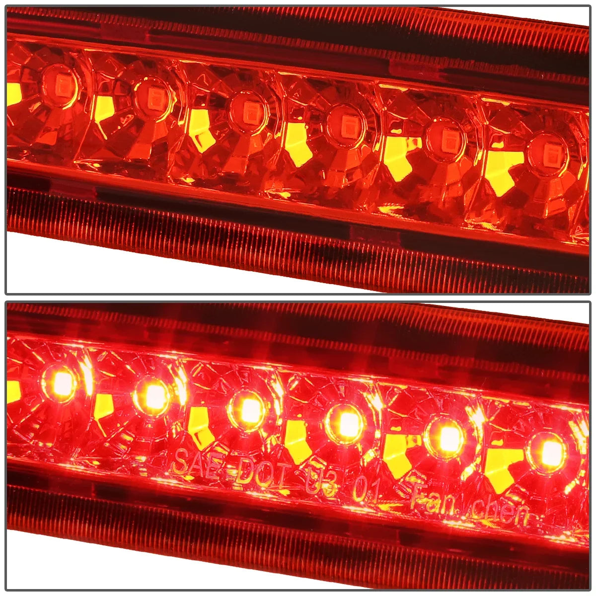 Stop 08 Tail Light Toyota 3BL-4RUNNER03-LED-RD to Third 07 LED DNA Red Brake 2009 Motoring 06 2003 For N210 Lamp 05 3rd Housing 4Runner Rear 04
