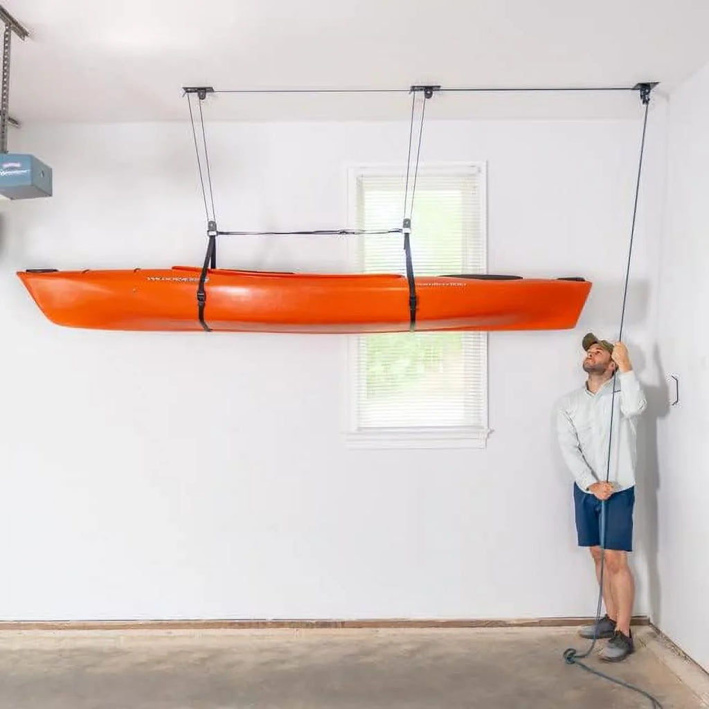 Hoist, 150 Pulley Kayaks, System, Elite lbs Canoes, Ceiling and Paddleboards Kayak