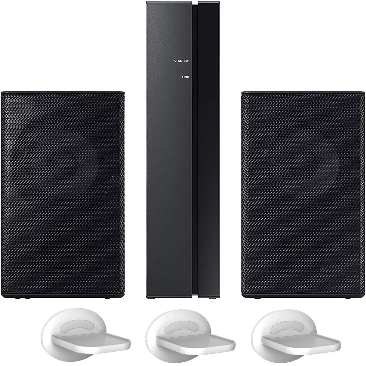 Home SWA-9100S/ZA Mount Wall Pack Bundle 2.0ch Soundbar Samsung Expansion Surround Gear Rear Wireless Deco Shelf of for Stands SWA-9100S Sound 3 Kit Theater with Speaker