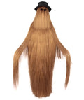 Adult Dapper Addams Costume, Synthetic Brown Family Monster Itt Cousin Creature Fiber, Halloween Unisex HPO