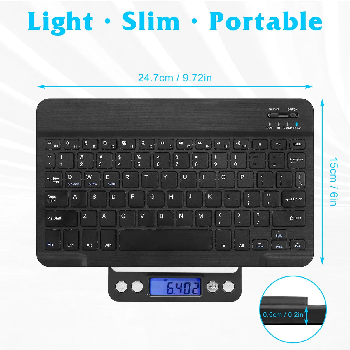 Black Full-Size and Ergonomic 30 ZTE Onyx 5G and Pro Enabled All - Bluetooth for Keyboard Mouse Keyboard Bluetooth Ultra and Axon Combo Mouse Slim Mac/Tablet/iPad/PC/Laptop Rechargeable