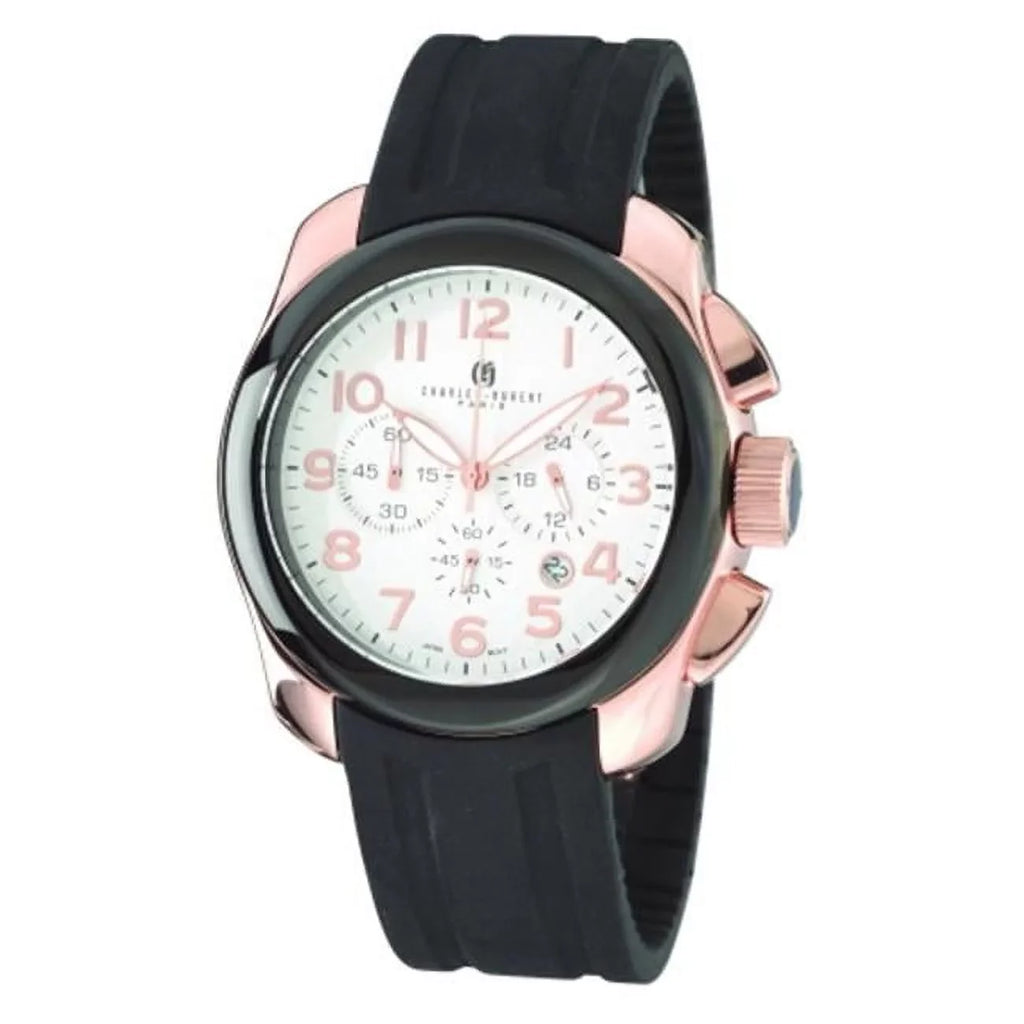 Chrono Stainless Paris IP-plated Watch Men's XWA2637 Rose Charles-Hubert