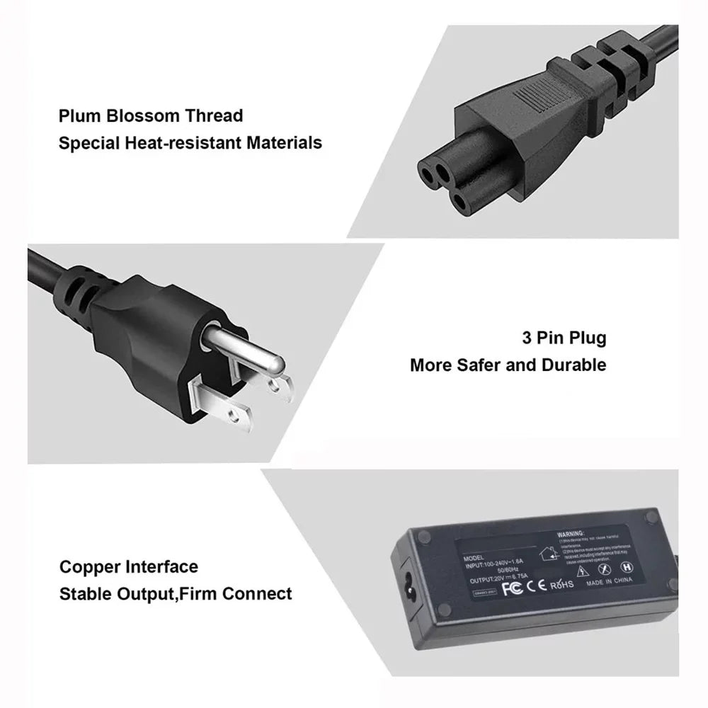 CJP-Geek for Y520-15IKBN Adapter 80YY1 Charger Lenovo 80Y5 AC Legion Power 80WK 81A0 135W