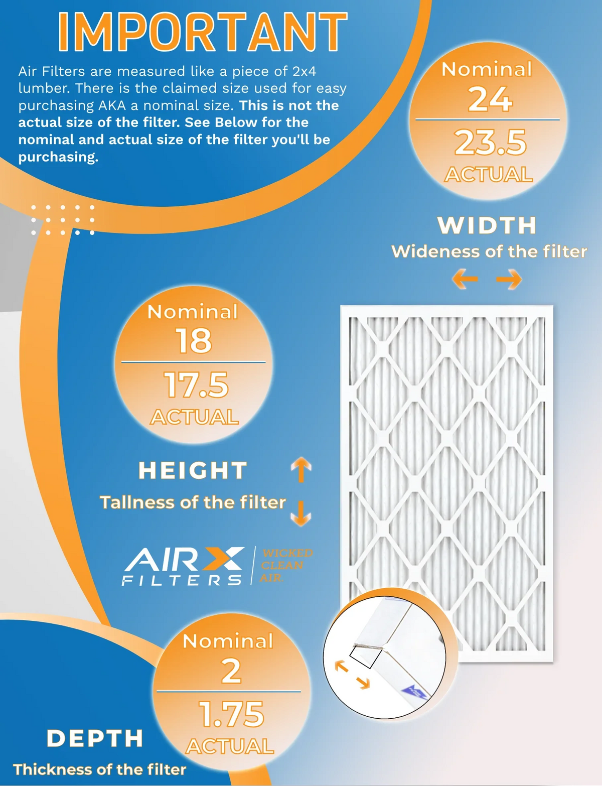 7 Air 12 of MPR MPR FILTERS 11 Furnace Made & Rating, in AIR. WICKED CLEAN 1200 Comparable 1000, MERV by 18x24x2 Pack AIRX FPR Filter to - Filters USA