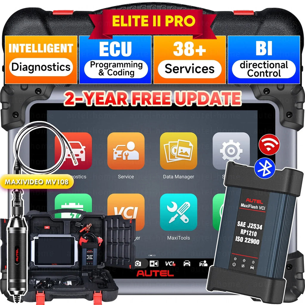 Ver. 2 Free Programming MS919/ Coding, of Scan II Autel Pro 2 Tool New Elite Diagnostic MaxiSys Car MS909/ J2534 Years Diagnostic ECU Services Intelligent Elite 38+ 2.0, &