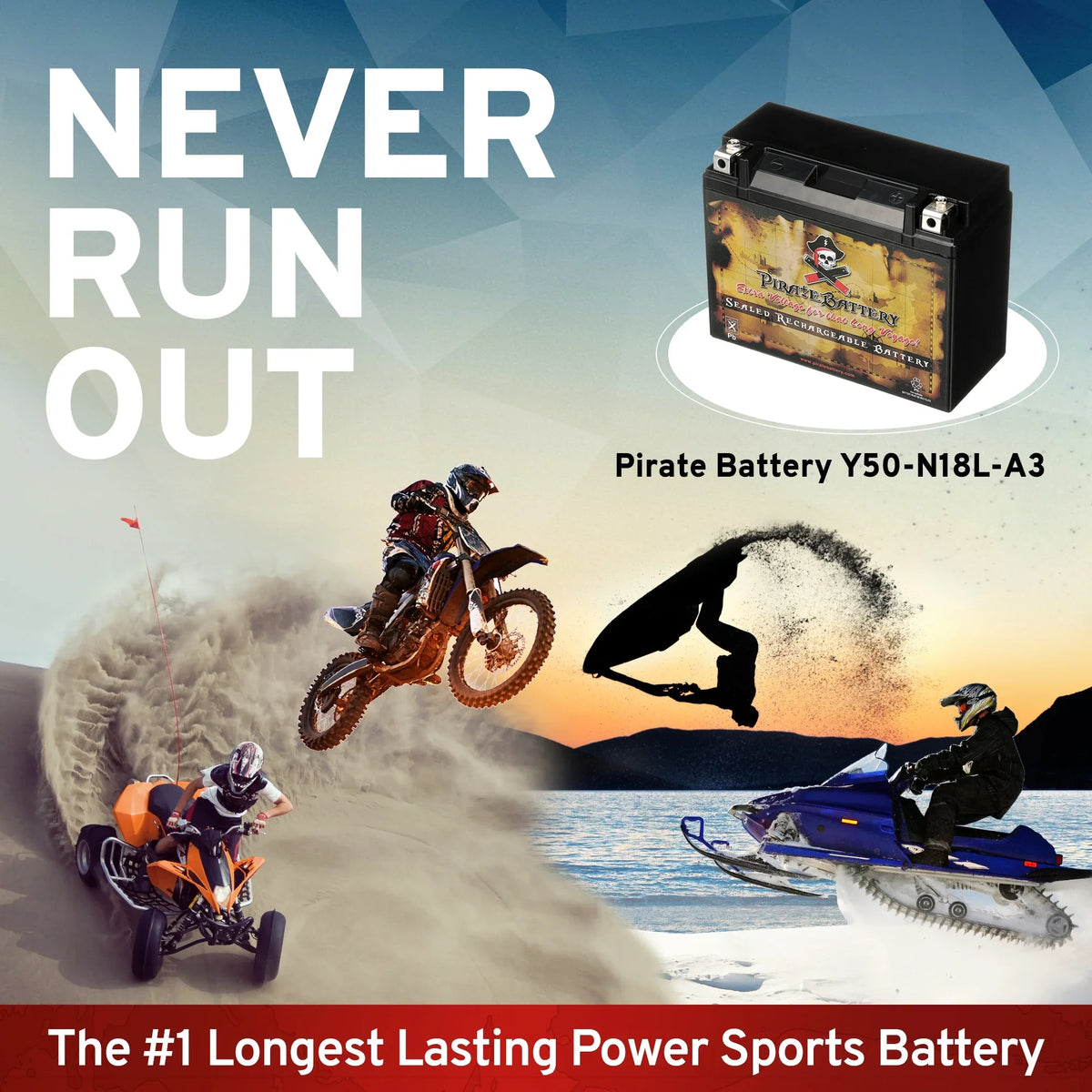 Ah, Y50-N18L-A3 M6250h CCA) Gtx18l-bs 260 (50-N18L-A3 Volt,20 12 Sports replaces Battery Pirate 44006 Battery Power
