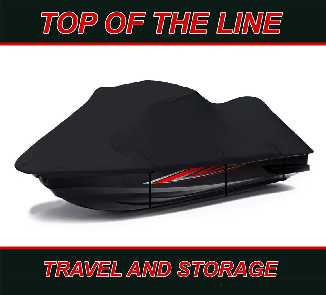 600 DENIER Compatible for JET BLACK SKI Cover 2020 Kawasaki JetSki 2018 2019 COVER STX-15F