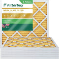 HVAC Filterbuy (6-Pack) MERV Filters Pleated Furnace 11 25x25x1 Air AC