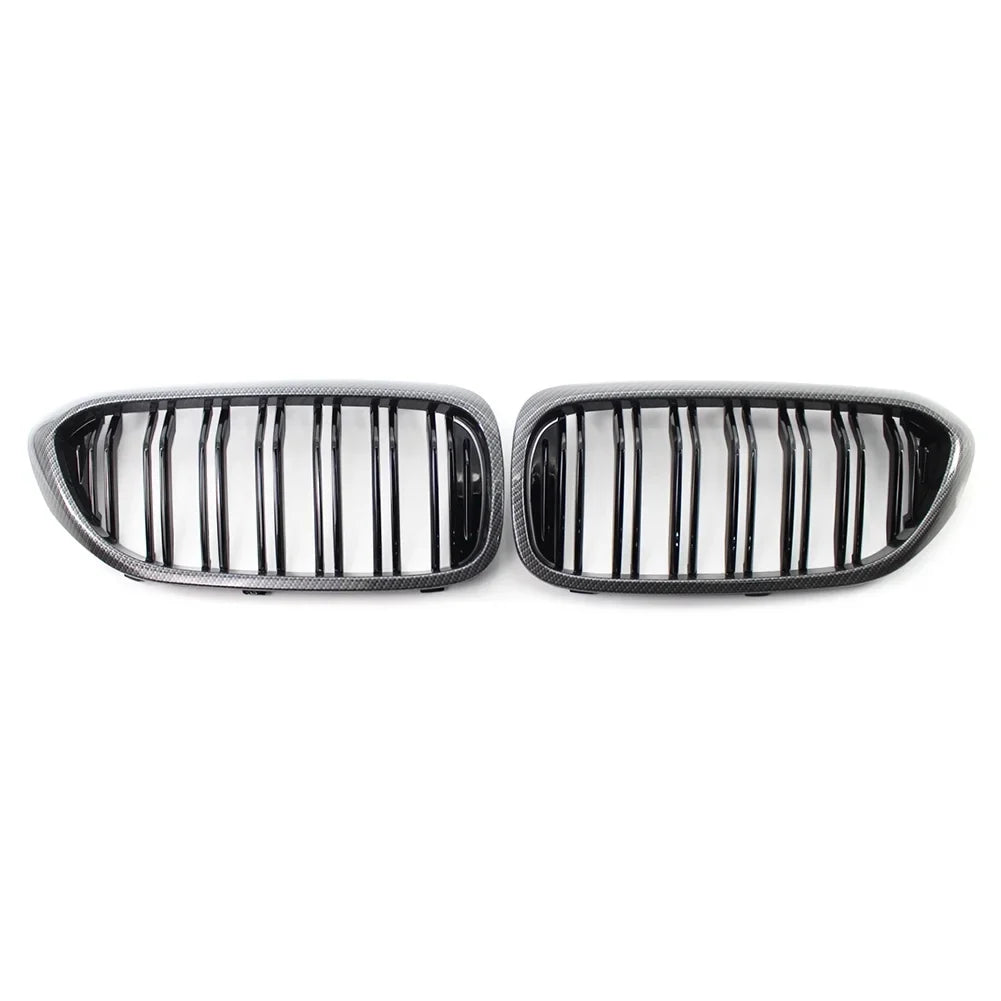 for BMW 530i Keney G38 5 2017 Carbon Front ZSWAL G30 540i G31 2018 Series 2019, Grill Style Grille Cover Fiber Trim