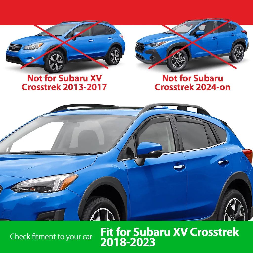 Deflector, Visors Subaru Accessories, in-Channel Deflectors pcs Cars, Goodyear 4 Car Shatterproof Vent Rain for 2017-2023, Guards, 2018-2023/Impreza - GY003477 for Crosstrek Window Window Hatchback XV