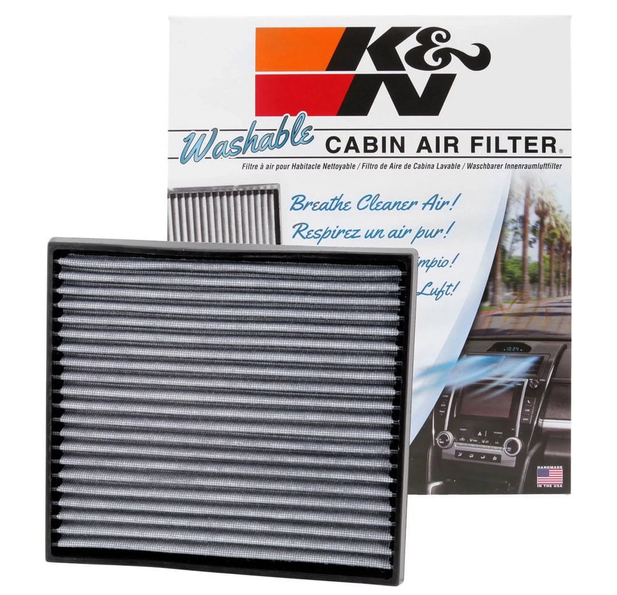 LEXUS for & and Fits Air Cabin Freshens Washable K&N TOYOTA 2001-2007 your VF2008 Lexus Incoming HIGHLANDER, Toyota, Reusable RX Air Filter Cleans 1999-2003 select: