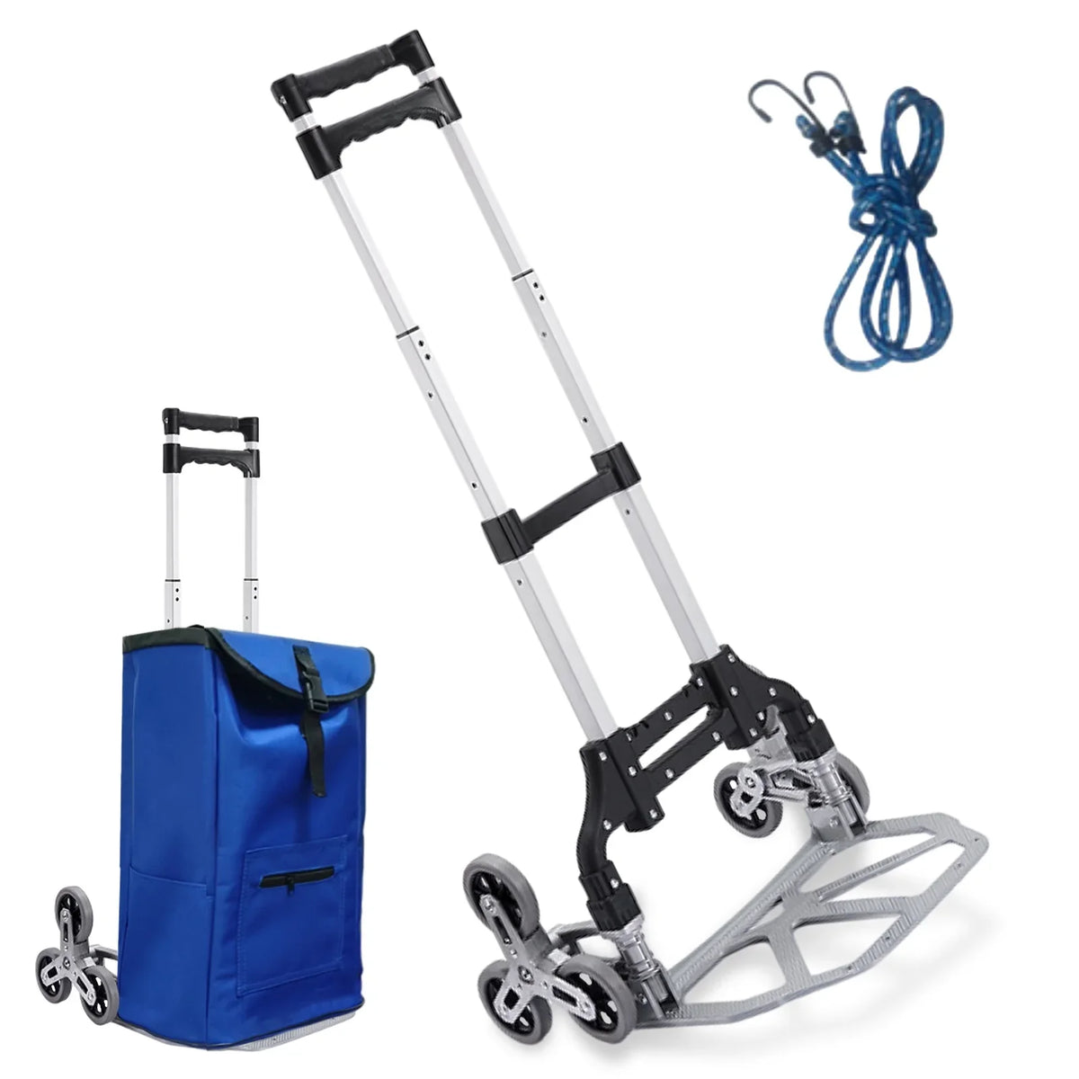 Workplace, | Trolley Folding For TOPATY Warehouse Moving Moving, Distribution Shopping, Heavy Portable Dolly With | Duty Collapsible Wheels Travel, Stairs Luggage, Truck For