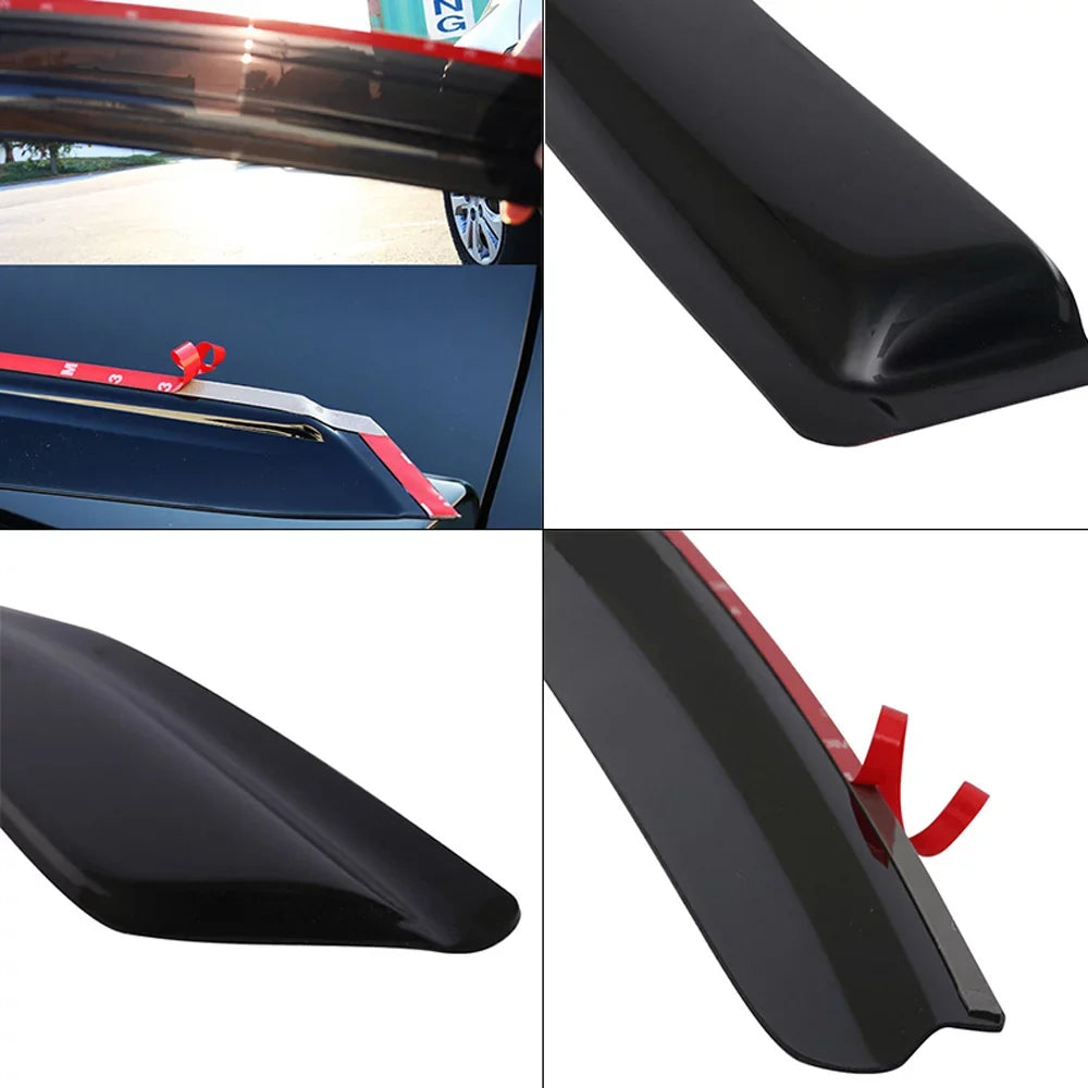 2016 Deflector 2011 Guard Ikon 11-19 2018 2012 Rain Explorer 2017 with Visors 2014 Compatible Motorsports Vent Set Acrylic 2015 Mount 2013 4Pc Outside Window Ford