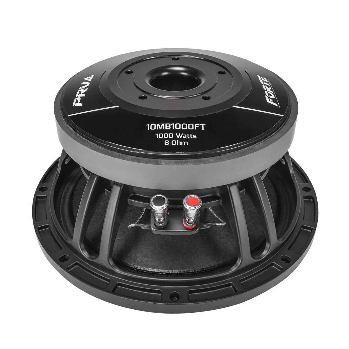 Watts PRV 1000 Power, dB Loudspeaker, for 10 97.5 500 Program Bass Speaker RMS, Watts Mid (Single) 8 Custom AUDIO Systems, Speakers Pro Midbass Ohm 10MB1000FT Sound Inch