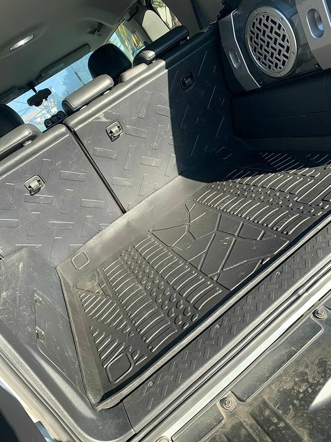 – for Trunk Cargo Non-Slip – Pre-Cut – Raised Trunk FJ Trunk for 2007-2014 Mat Install Easy Rubber Liner Cruiser – Laser Mats – to Weather-Resistant EA Lip Toyota Mat Design with EACCESSORIES Cars Car