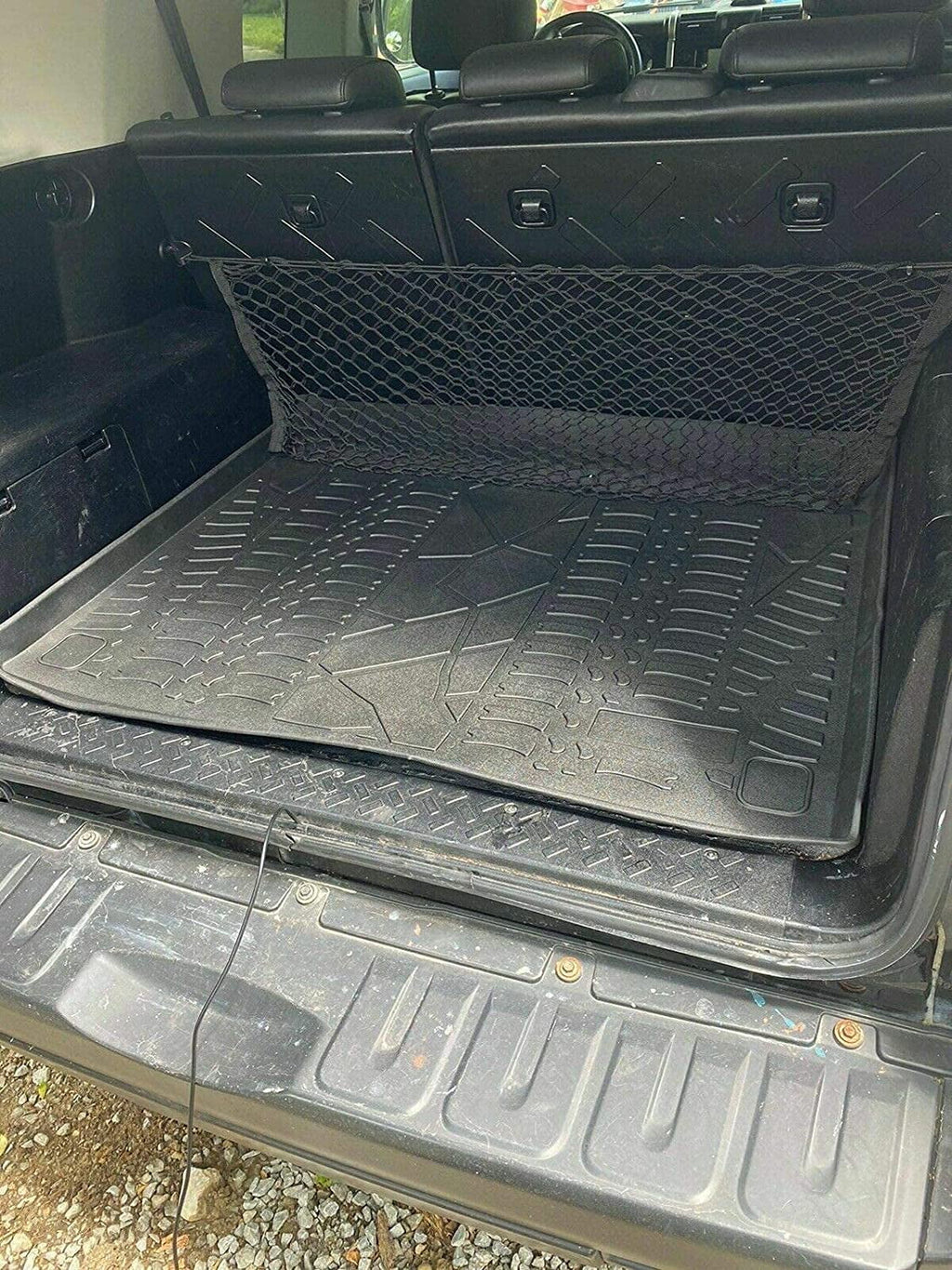 – for Trunk Cargo Non-Slip – Pre-Cut – Raised Trunk FJ Trunk for 2007-2014 Mat Install Easy Rubber Liner Cruiser – Laser Mats – to Weather-Resistant EA Lip Toyota Mat Design with EACCESSORIES Cars Car