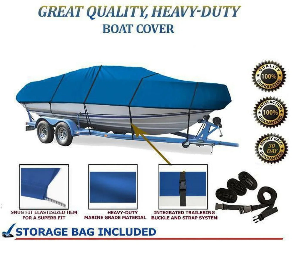 QUALITY for 1710 ALL LOWE BACKTROLLER BLUE, GREAT Compatible YEARS COVER BOAT