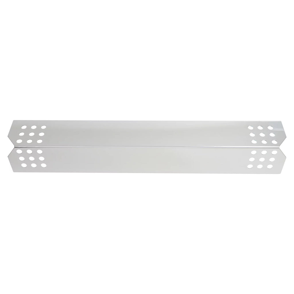 Stainless Cover Tamer, BBQ Bar, Guard, - Bar, 1/8" Burner Compatible 720-0336D Parts 2-Pack Heat Tent Steel Plate for Shield Replacement Barbeque Flame Flavorizer Nex 16 Vaporizer Grill Deflector,
