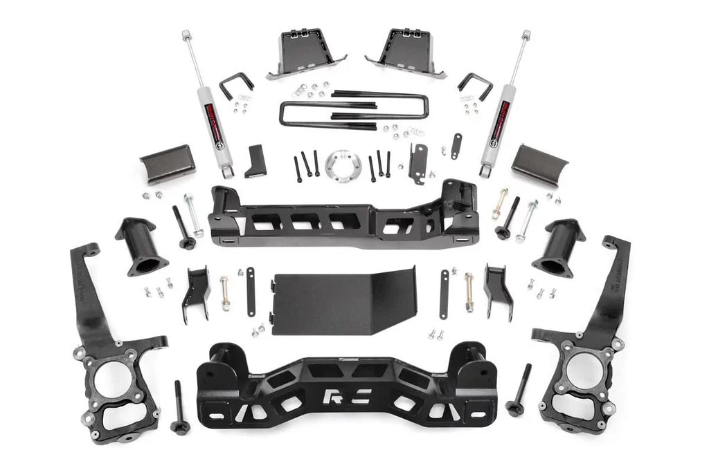 Kit F150 (fits) Lift 2011-2014 System 4WD 57530 Shocks N3 Knuckle 6" Suspension Rough | | Country |