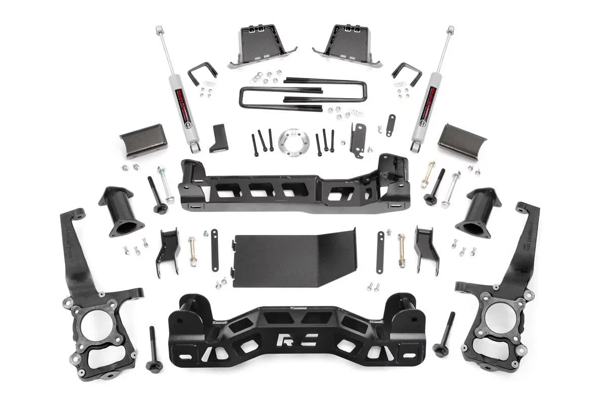 Kit F150 (fits) Lift 2011-2014 System 4WD 57530 Shocks N3 Knuckle 6" Suspension Rough | | Country |