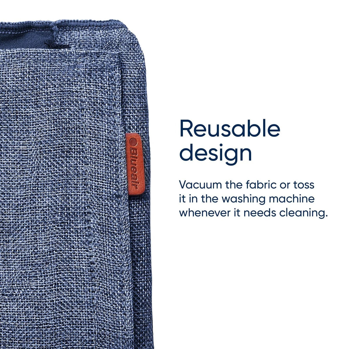 Blueair Washable Pre-filter Dust, Waves Traps Pet Auto Pure Hair Blue Fabric Night Navy Pre-filter, Blue Pollen, 211+ &
