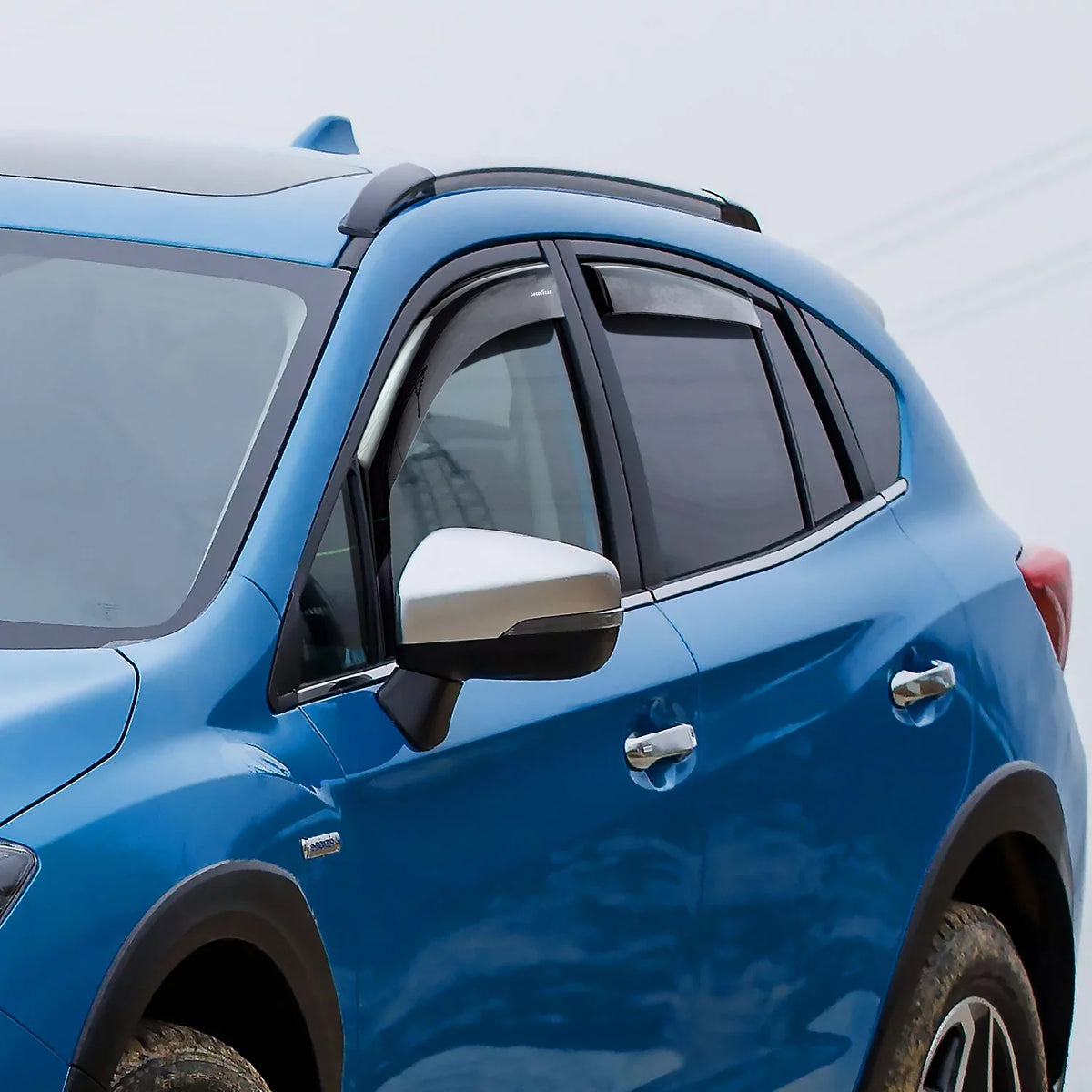 Deflector, Visors Subaru Accessories, in-Channel Deflectors pcs Cars, Goodyear 4 Car Shatterproof Vent Rain for 2017-2023, Guards, 2018-2023/Impreza - GY003477 for Crosstrek Window Window Hatchback XV