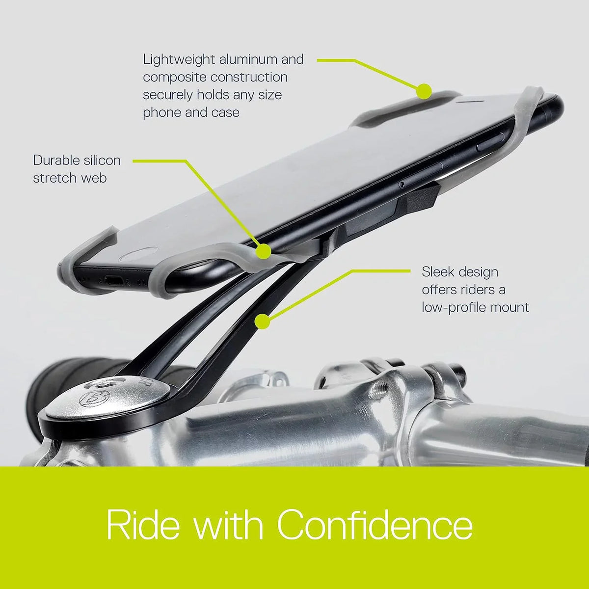 to Adjusts Any Phone - & Accessible - Phone Bike iPhone Bicycle Xmount Cycle Bike Any Adult Fits Holder for by Phone Pro Mount Easily Accessories Delta or Handlebar Bikes