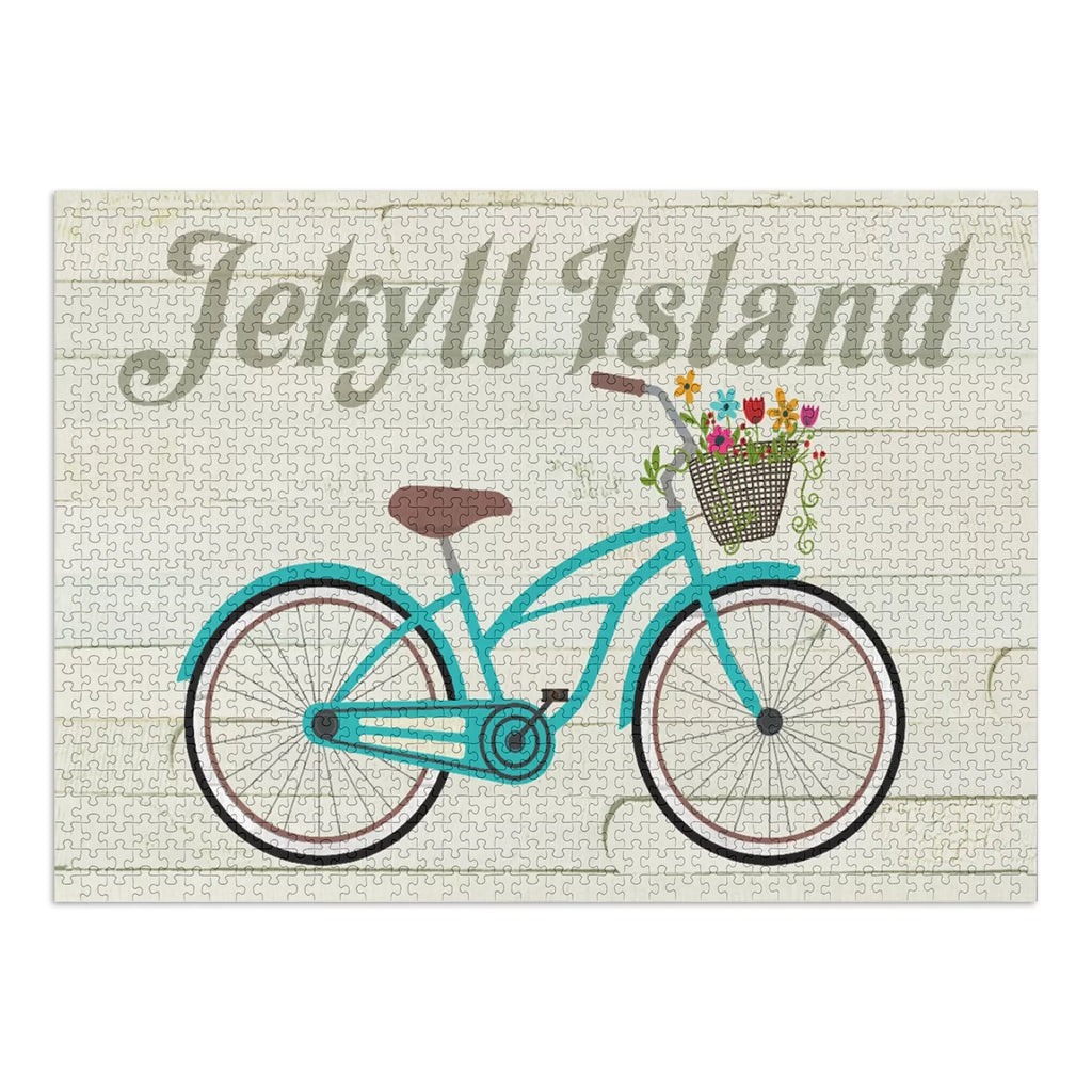 Beach Cruiser and Island, in Family, Jigsaw USA) 19x27, Puzzle, Puzzle Adults Challenging Basket Georgia, Made Size for (1000 Piece Jekyll and