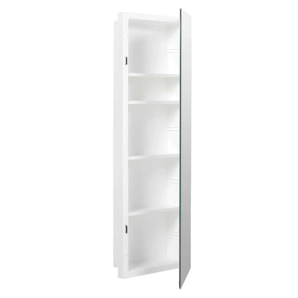 Rectangle, American 12 36 Cabinet, Frameless Medicine Recess-Mount Reversible Pride in., Mirror x