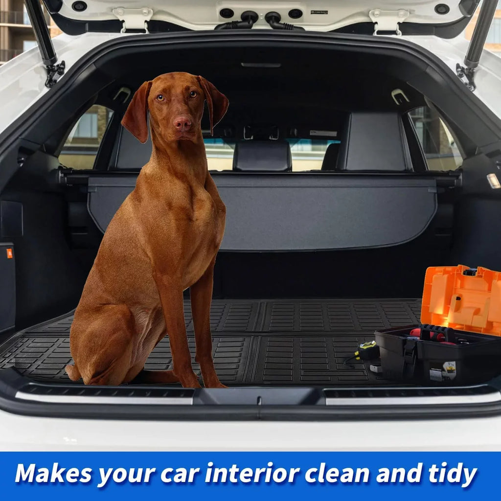 Rear Cargo Tray CR-V Accessory, Mat Floor for Trunk All Black CR-V Cover Weather 2017-2022 Fit 2020 2019 2022 Liner 2021 Cargo Honda 2018 2017 Honda