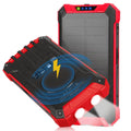 Flashlight 9 4 Ulefone Battery Cables Solar For 5V/3A Qi Wireless 6 Solar USB Bank Power Portable 15W with Port Outputs Built-in 3 Charger Inputs LED Armor External Waterproof C 20000mAh IPX4