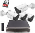 HDD, Audio】 2TB Cameras, 【5.0MP Waterproof NVR with Way Complete Surveillance 8 Security Camera System, 24/7 Use 5MP Channel for Two Security Outdoor/Indoor 4pcs PoE Recorder Systems IP66 Video