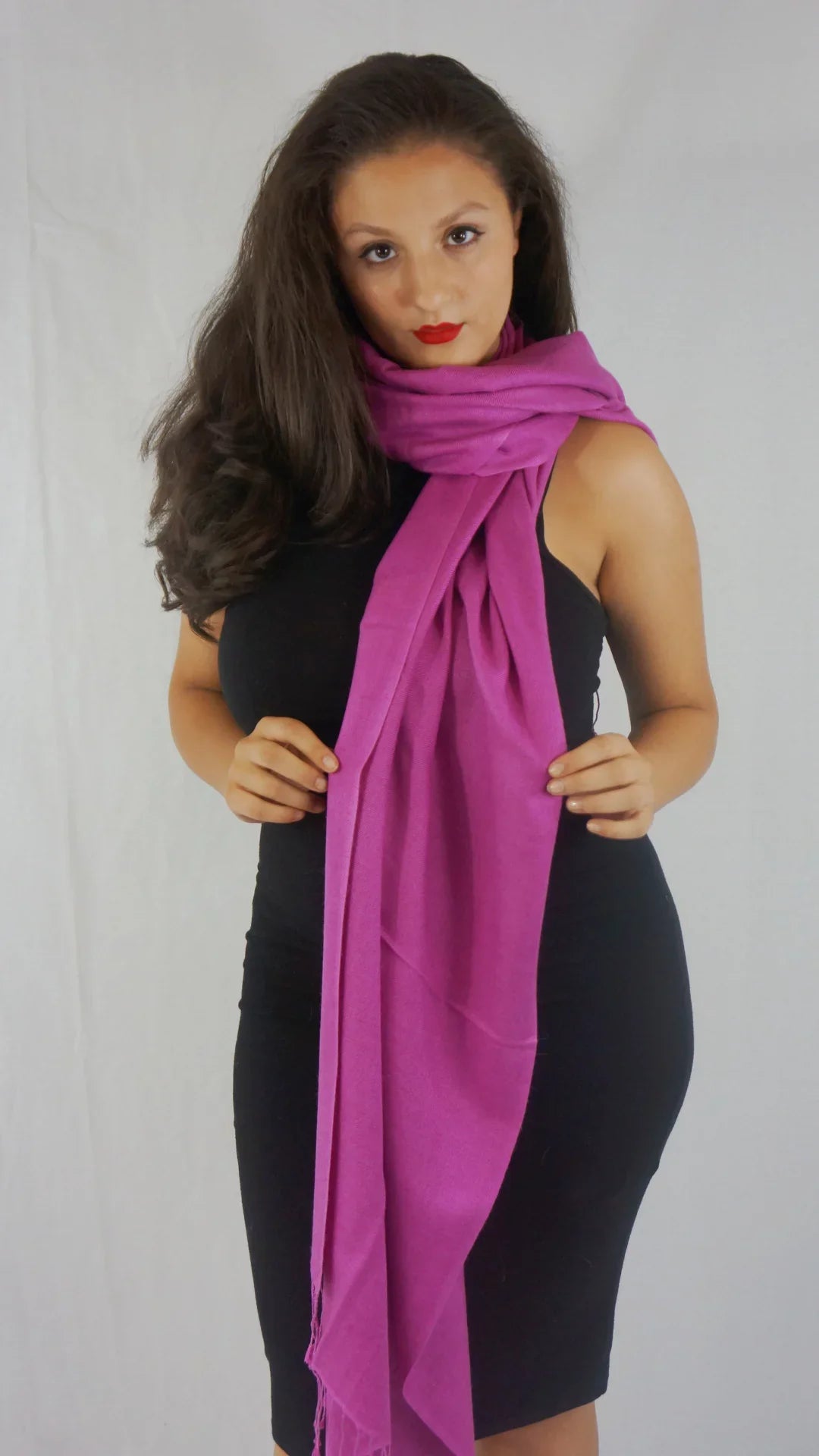 Sorbet) (Raspberry Scarf/Scarves/Shawl/Shawls/Stole/Wrap/Pashmina Scarf/Pashmina Scarf/Wool/Silk Shawl/Cashmere/Cashmere