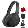 Deco Noise-Canceling Headphones the Case WHCH710N Bundle for with Wireless Headphones Stand Sony Gear WH-CH710N (Black) Model Headphone and