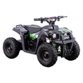 500W ATV Powered 36V Four Kids MotoTec Monster Wheeler Battery Green