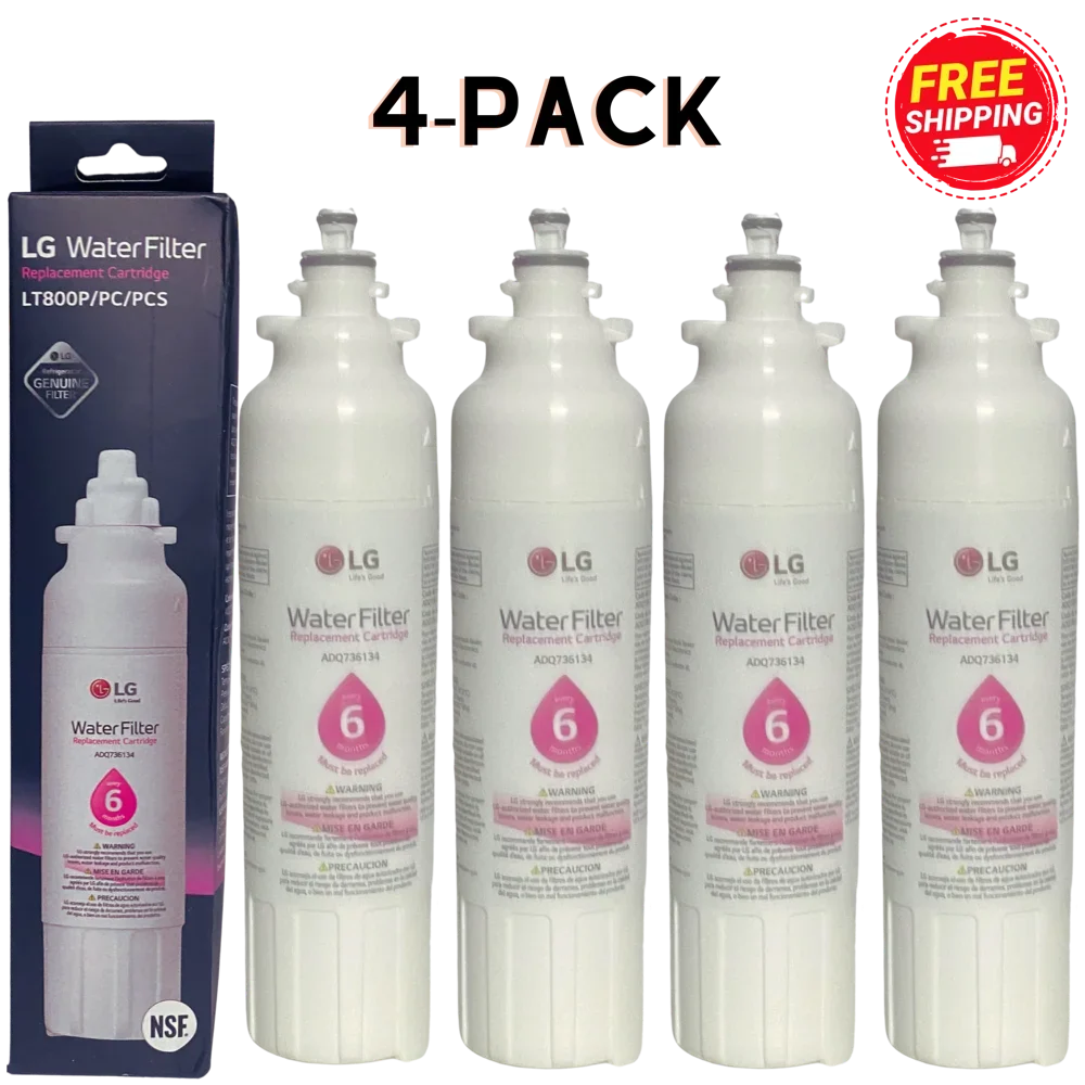Refrigerator New, 469490 4-Pack Factory Replacement LT800P Filter Fits 46-9490 Sealed ADQ73613401 Water
