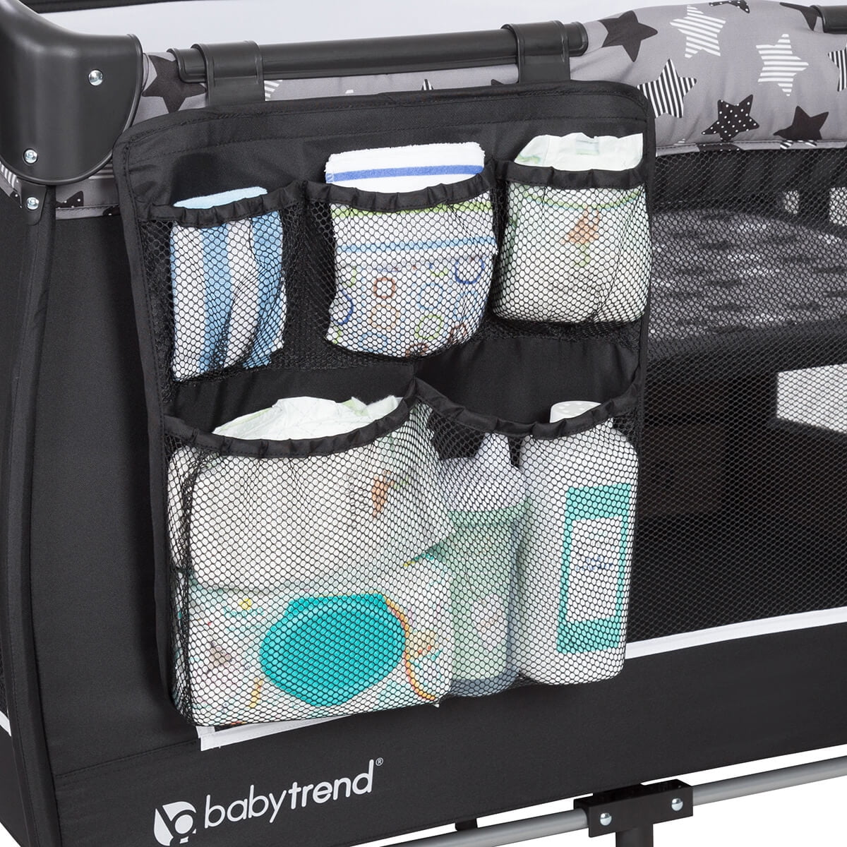 in Trend Center Rising Star Trend-E Baby Gray Nursery