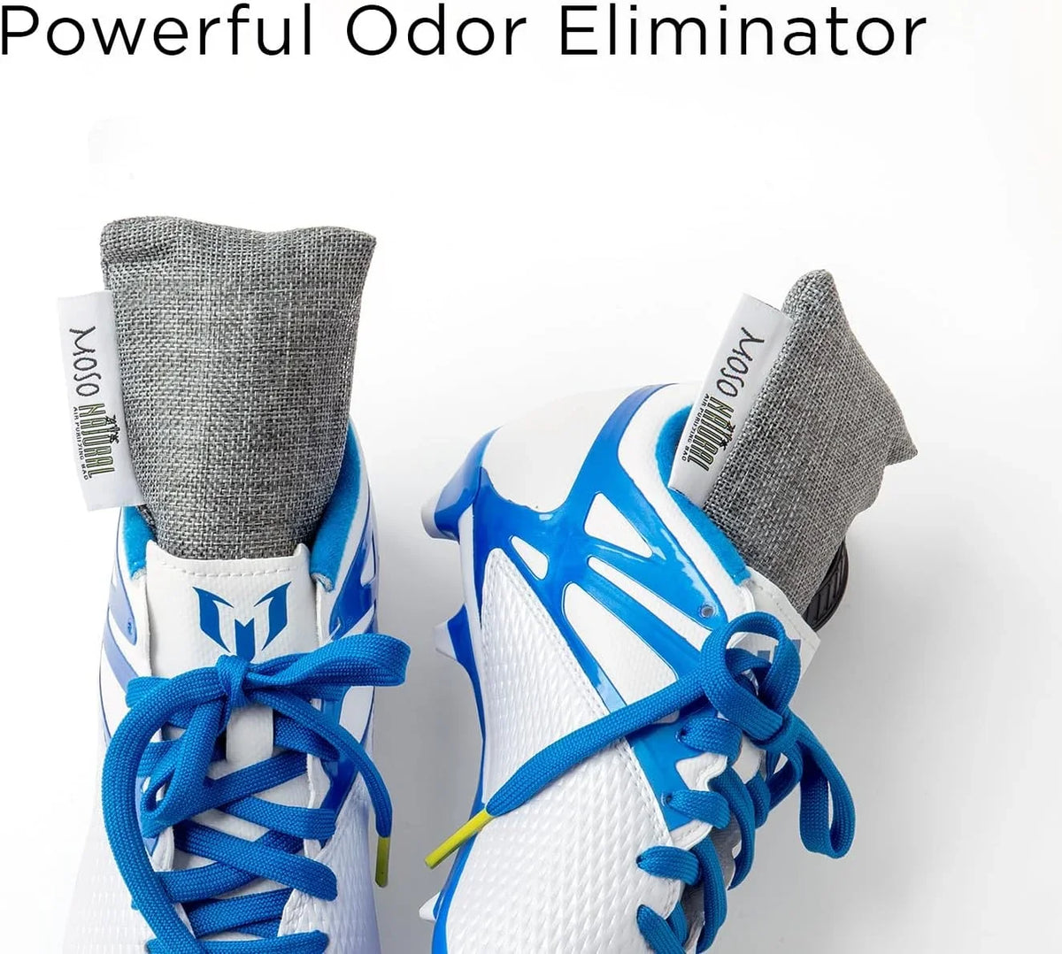 Gear. Odor Two Packs A Purifying Bags. Scent 75g Odor Premium Moso Bags Bamboo 2 of Moso Free Lifespan! Shoes, Air Gym for Sports Eliminator Absorber. (Two Charcoal Natural and Year Mini Bags)