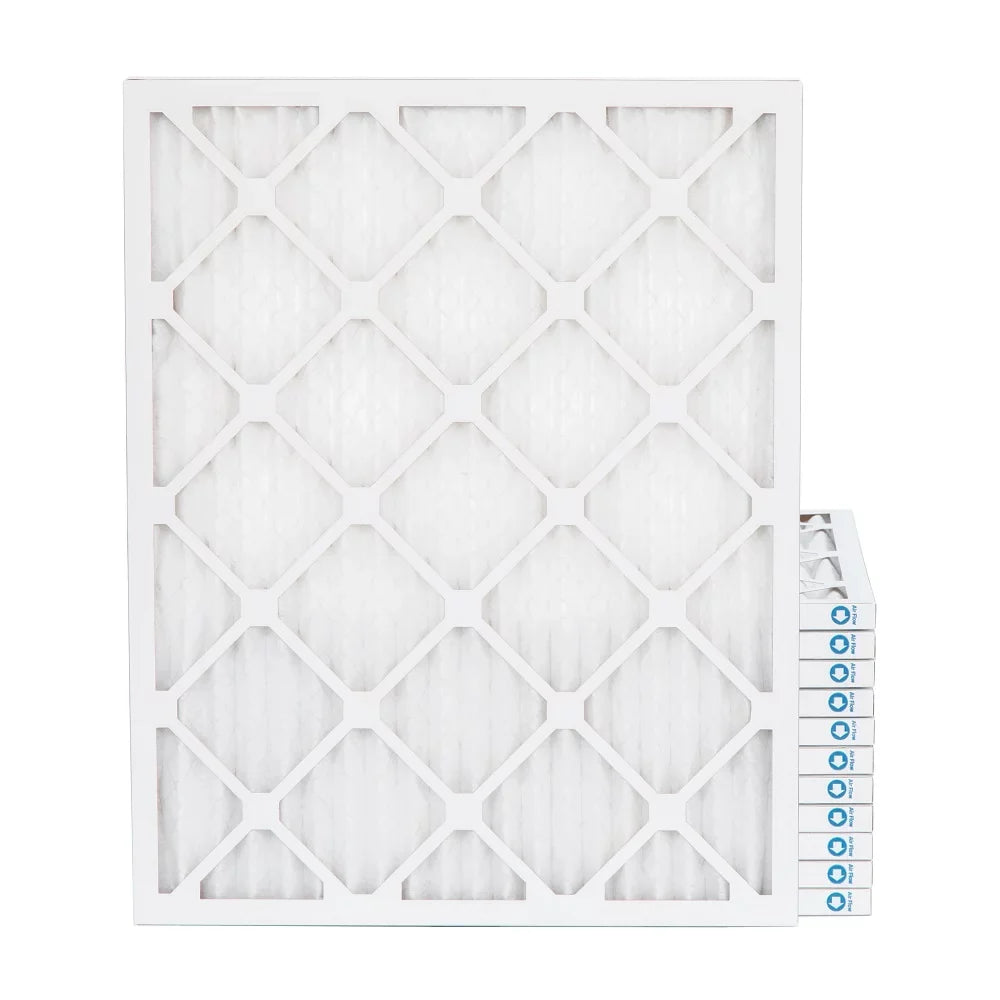 7/8) x Furnace x Merv AC 20x25x1 Pleated Pack. (Actual 24-1/2 Filters. 19-1/2 Air 12 Size: 8