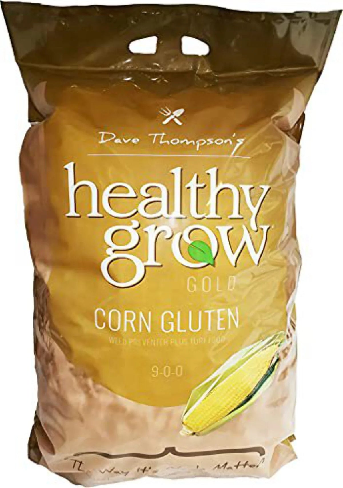 Weed 9-0-0, Gluten Healthy Preventer Plus Corn Gold Food, Turf 30-Pounds Grow