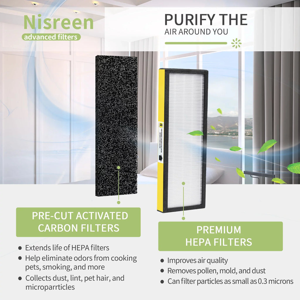 Germ AC4900CA 4*HEPA HEPA for AC4820 AC4825E B + Filter Air Models Guardian 6*Pre-Filters DAJDAH Replacement FLT4825 Purifier Replacement Filter |