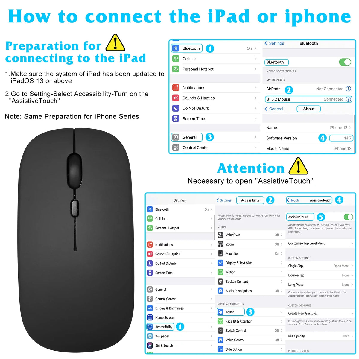and Axon Onyx Mac/Tablet/iPad/PC/Laptop Black and - ZTE Keyboard Ultra Full-Size Keyboard and for Combo Mouse Mouse Ergonomic Enabled 5G Rechargeable Ultra All 30 Bluetooth Slim Bluetooth