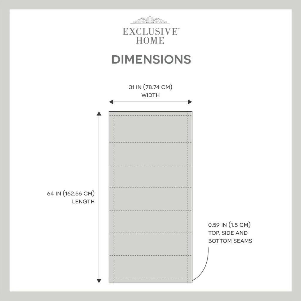 Blackout Silver Home Esme Roman 31"x64", Total Shade, Exclusive