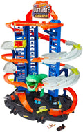 Toy 2 Garage 100+ Multi-Level Ultimate Scale 3 Kids Moving Track Features Storage City & Older T-Rex Set Dino Years Gift with Vehicles, Hot 1:64 Playset & for Garage Wheels Racetrack, Cars, for Toy