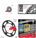 F800 2008-2013 Kit Front Chain Rear Sprocket MAXIMA Natural BMW Street & JT Wax, 525 for BIKEMASTER Sealed with BMOR GS