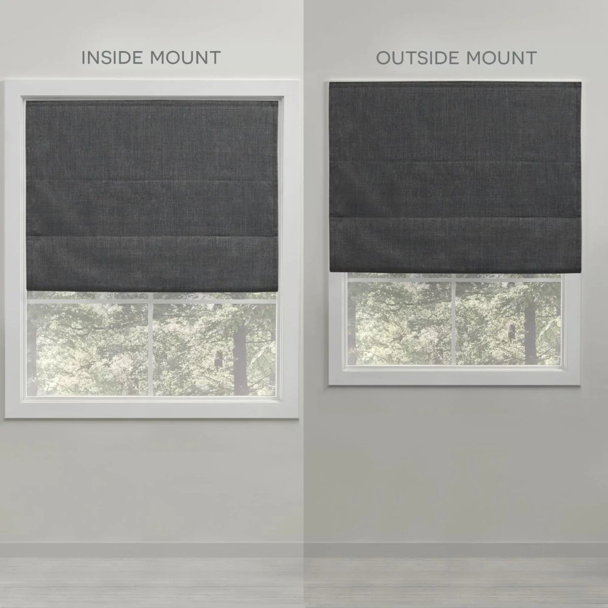 Blackout Silver Home Esme Roman 31"x64", Total Shade, Exclusive